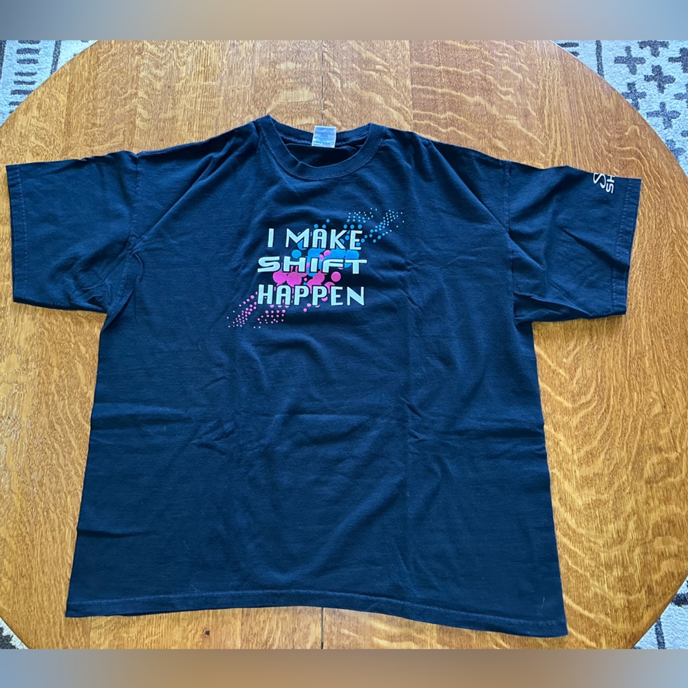 Stride Shift 'I Make Shift Happen' Gum Graphic Shirt XL